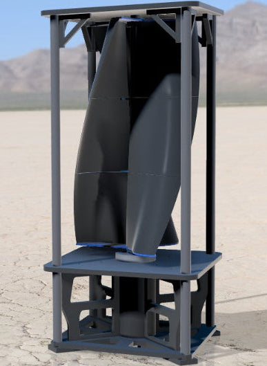 Synergy - Be Wind Carbon Fibre Vertical Axis Wind Turbine 1KW
