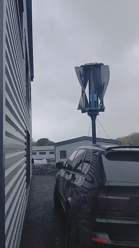 Synergy Dual Carbon Fibre Vertical Axis Wind Turbine 4KW